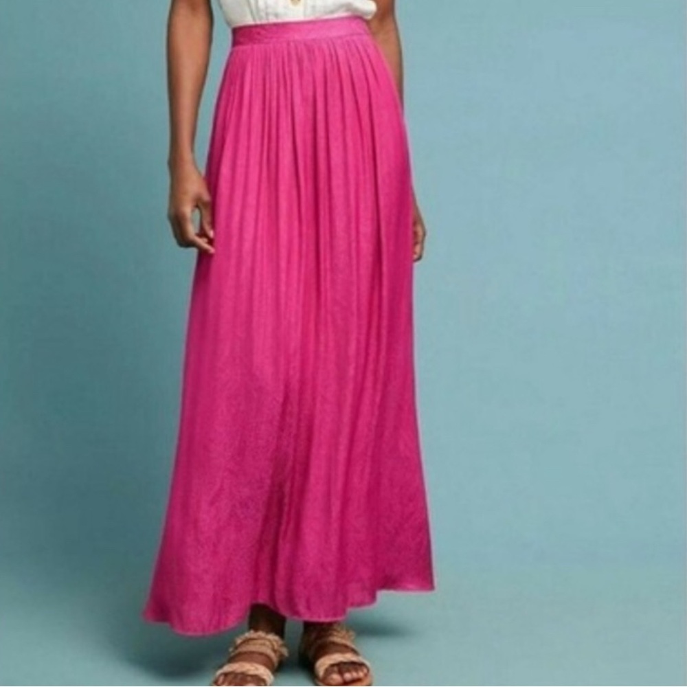Anthropologie Paisley Maxi Skirt